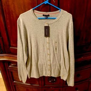 🆕 Tommy Hilfiger ❤️ Heather Grey Cardigan 💙